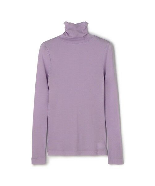 TOMORROWLAND/トゥモローランド シアージャージー タートルネックプルオーバー 71 ライトパープル S(9号)