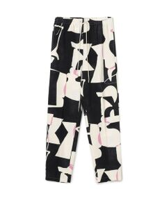 TOMORROWLAND / トゥモローランド その他パンツ | スパンシルクシャドウプリント イージーテーパードパンツ