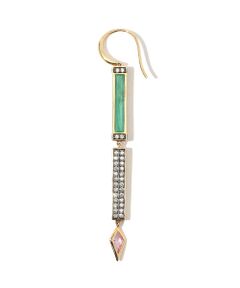 TOMORROWLAND / トゥモローランド ピアス・イヤリング | SORELLINA パヴェストーンスティックピアス