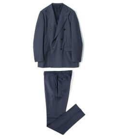 Super150'sウールツイル ダブルブレステッド6Bスーツ Ermenezild Zegna Trofeo