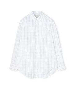 【セール】 コットンポプリン ワイドスプレッドカラードレスシャツ