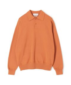 TOMORROWLAND TRICOT 9ゲージギザコットン ニットポロシャツ