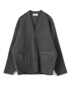 TOMORROWLAND / トゥモローランド カーディガン・ボレロ | ポリエステルミラノリブ Vネックデザインカーディガン