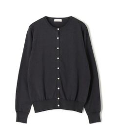 TOMORROWLAND / トゥモローランド カーディガン・ボレロ | ハイゲージコットン クルーネックカーディガン