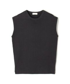 TOMORROWLAND / トゥモローランド ニット・セーター | ハイゲージコットン ノースリーブプルオーバー