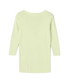 TOMORROWLAND / トゥモローランド ニット・セーター | ギザコットンリブ ボートネックプルオーバー