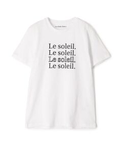 Les Petits Basics Le Soleil コットン プリントTシャツ