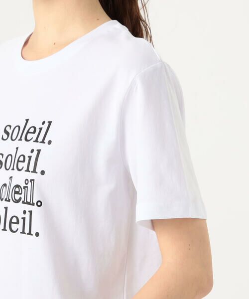 Les Petits Basics Le Soleil コットン プリントTシャツ （Tシャツ