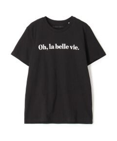 Les Petits Basics oh  la belle vie. コットン プリントTシャツ