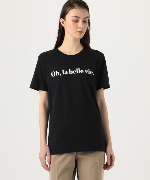 TOMORROWLAND / トゥモローランド Tシャツ | Les Petits Basics oh  la belle vie. コットン プリントTシャツ | 詳細2