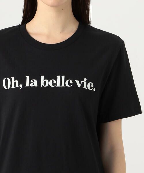 TOMORROWLAND / トゥモローランド Tシャツ | Les Petits Basics oh  la belle vie. コットン プリントTシャツ | 詳細5