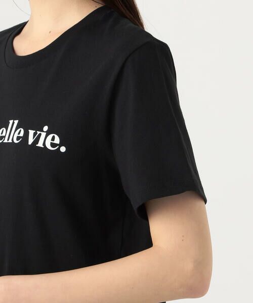 TOMORROWLAND / トゥモローランド Tシャツ | Les Petits Basics oh  la belle vie. コットン プリントTシャツ | 詳細7