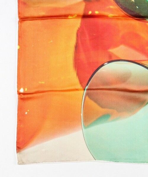 TOMORROWLAND / トゥモローランド バンダナ・スカーフ | Temps des reves orange glass プリントスカーフ | 詳細3