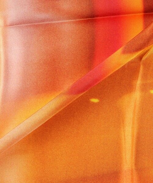 TOMORROWLAND / トゥモローランド バンダナ・スカーフ | Temps des reves  orange pink プリントスカーフ | 詳細3