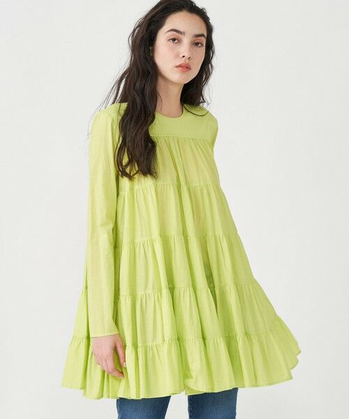 Merlette SOLIMAN DRESS green ミニ丈 - ワンピース