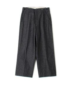 Tangent Sweden Cinch Back Trousers デニム ワイドパンツ