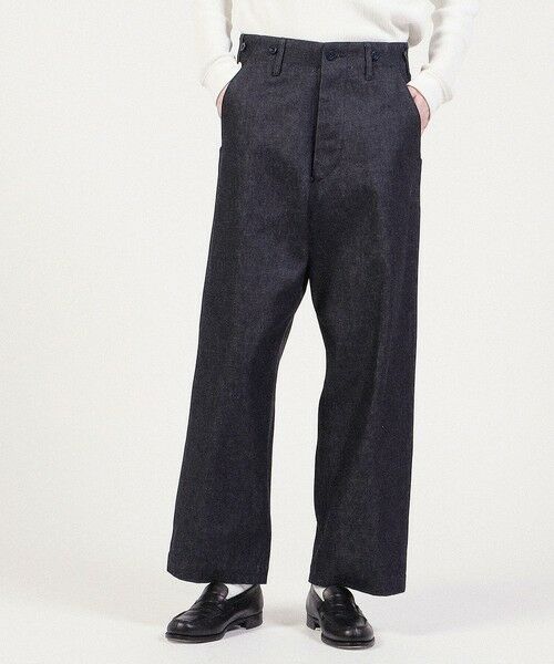 TOMORROWLAND / トゥモローランド デニムパンツ | Tangent Sweden Cinch Back Trousers デニム ワイドパンツ | 詳細1