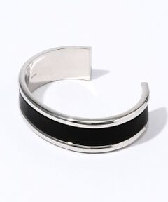 FANTASTIC MAN LEATHER COMBINATION BANGLE325 シルバーバングル