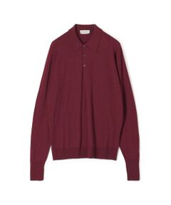 JOHN SMEDLEY DORSET ウール ニットポロシャツ