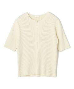 TOMORROWLAND / トゥモローランド ニット・セーター | ハイストレッチリブ クルーネックプルオーバー