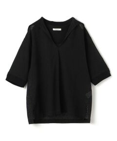 TOMORROWLAND / トゥモローランド カットソー | リンクルレース セーラーカラープルオーバー