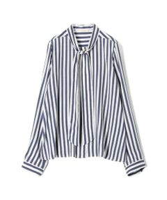 TOMORROWLAND / トゥモローランド シャツ・ブラウス | ソフトサテン ボウタイブラウス