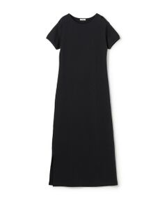 TOMORROWLAND / トゥモローランド ロング・マキシ丈ワンピース | コットンサーキュラーリブ クルーネックマキシワンピース