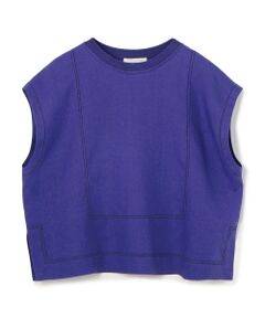 TOMORROWLAND / トゥモローランド シャツ・ブラウス | リブコンビフレンチリネン フレンチスリーブプルオーバー