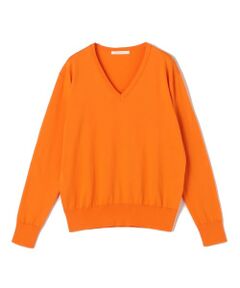 TOMORROWLAND / トゥモローランド ニット・セーター | エクストラファインゲージコットン Vネックプルオーバー