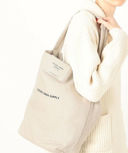 TOMORROWLAND / トゥモローランド トートバッグ | 【WEB限定】GOOD LINEN SUPPLY TOTE M PLAIN リネンバッグ | 詳細1