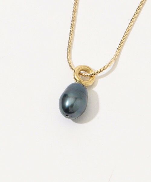 LEPAGON Black Pearl Charm ネックレス