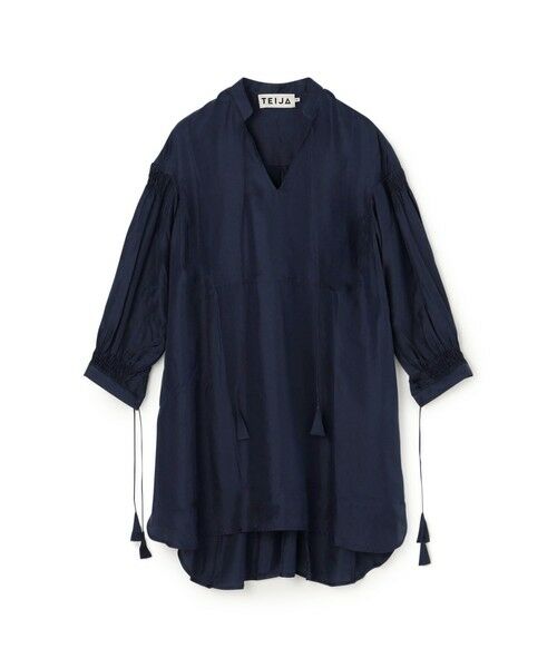 TOMORROWLAND / トゥモローランド シャツ・ブラウス（半袖以外） | TEIJA シルクロングブラウス（69 ネイビー）