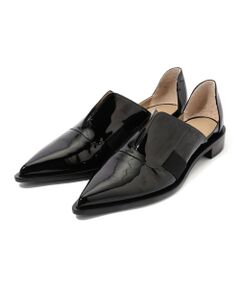 TOMORROWLAND / トゥモローランド フラットシューズ | L'unique et moi パテントレザー ポインテッドシューズ