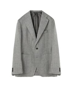 TOMORROWLAND / トゥモローランド テーラードジャケット | ウールリネン シングルブレステッド3Bジャケット
