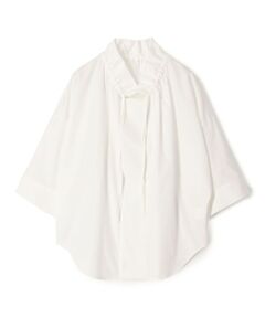 TOMORROWLAND / トゥモローランド シャツ・ブラウス | コットンブロード ギャザーブラウス
