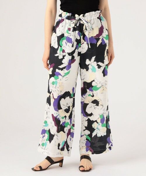 TOMORROWLAND / トゥモローランド その他パンツ | WRITEWELL フラワープリントワイドパンツ | 詳細2