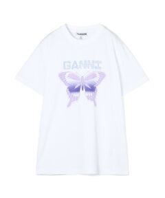 GANNI プリント Tシャツ