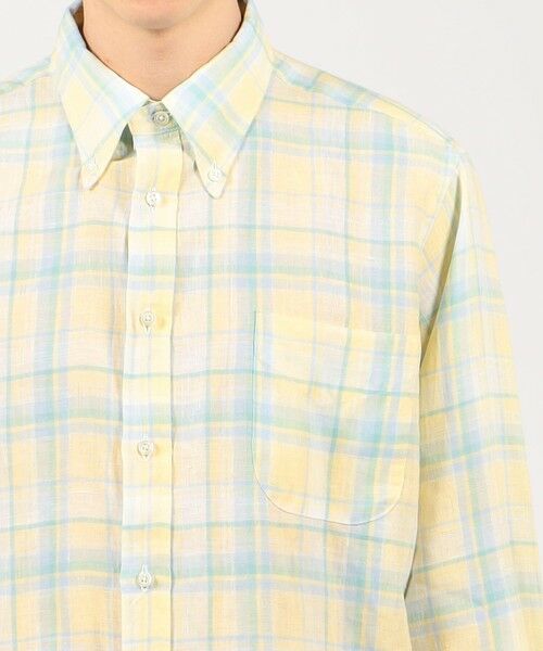 別注】INDIVIDUALIZED SHIRTS リネン ボタンダウンシャツ （シャツ