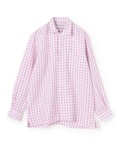 【別注】INDIVIDUALIZED SHIRTS リネン キャンプカラーシャツ