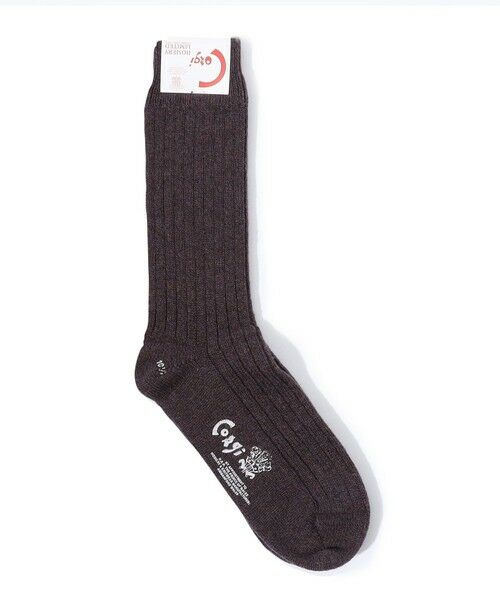TOMORROWLAND / トゥモローランド ソックス | corgi カシミヤコットンソックス（79 ダークパープル）