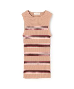 TOMORROWLAND / トゥモローランド ニット・セーター | コットンナイロンリブ ノースリーブプルオーバー