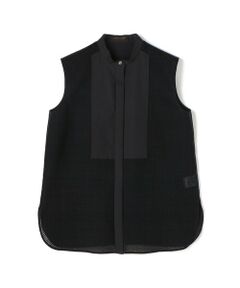 TOMORROWLAND / トゥモローランド シャツ・ブラウス | プチスクエアエンブロイダリー スクエアボザムノースリーブブラウス