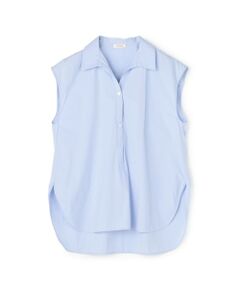 TOMORROWLAND / トゥモローランド シャツ・ブラウス | コットンストレッチブロード フレンチスリーブブラウス