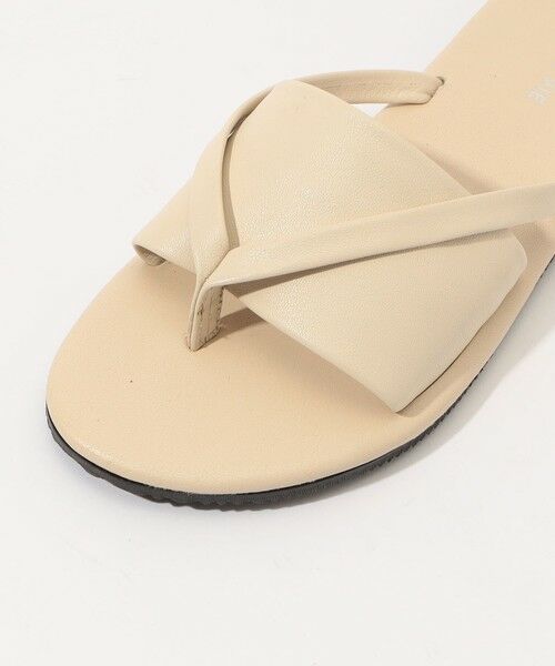 TOMORROWLAND / トゥモローランド サンダル | GALERIE VIE  LOGIC レザーフラットサンダル | 詳細5