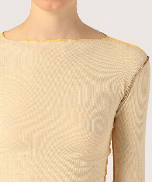 baserange vein long sleeve cotton rib