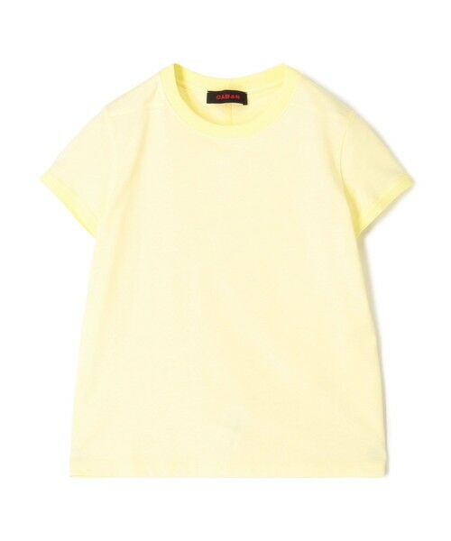 コットン リブコンビクルーネックプルオーバー （Tシャツ