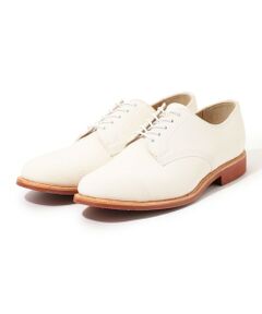 【別注】SANDERS MILITARY DERBY ホワイトバックス シューズ