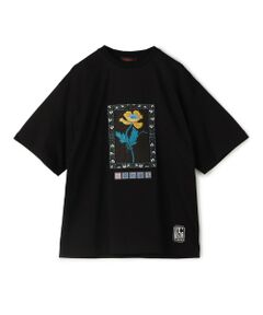 CABaN スビンコットン IBIZA アートフレームTシャツ