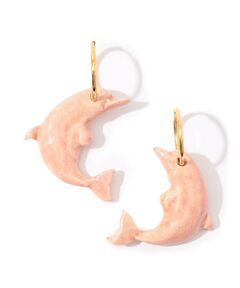 LEVENS JEWELS DOLPHIN HOOPS ピアス