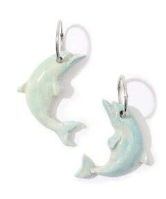 LEVENS JEWELS DOLPHIN HOOPS ピアス